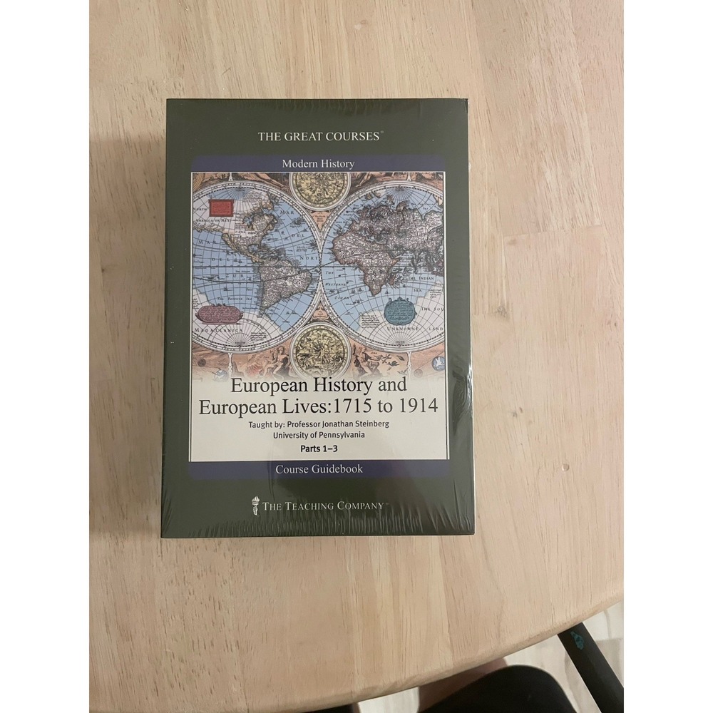 The Great Courses European History & Lives 1715-1914 DVD Set Parts 1-3